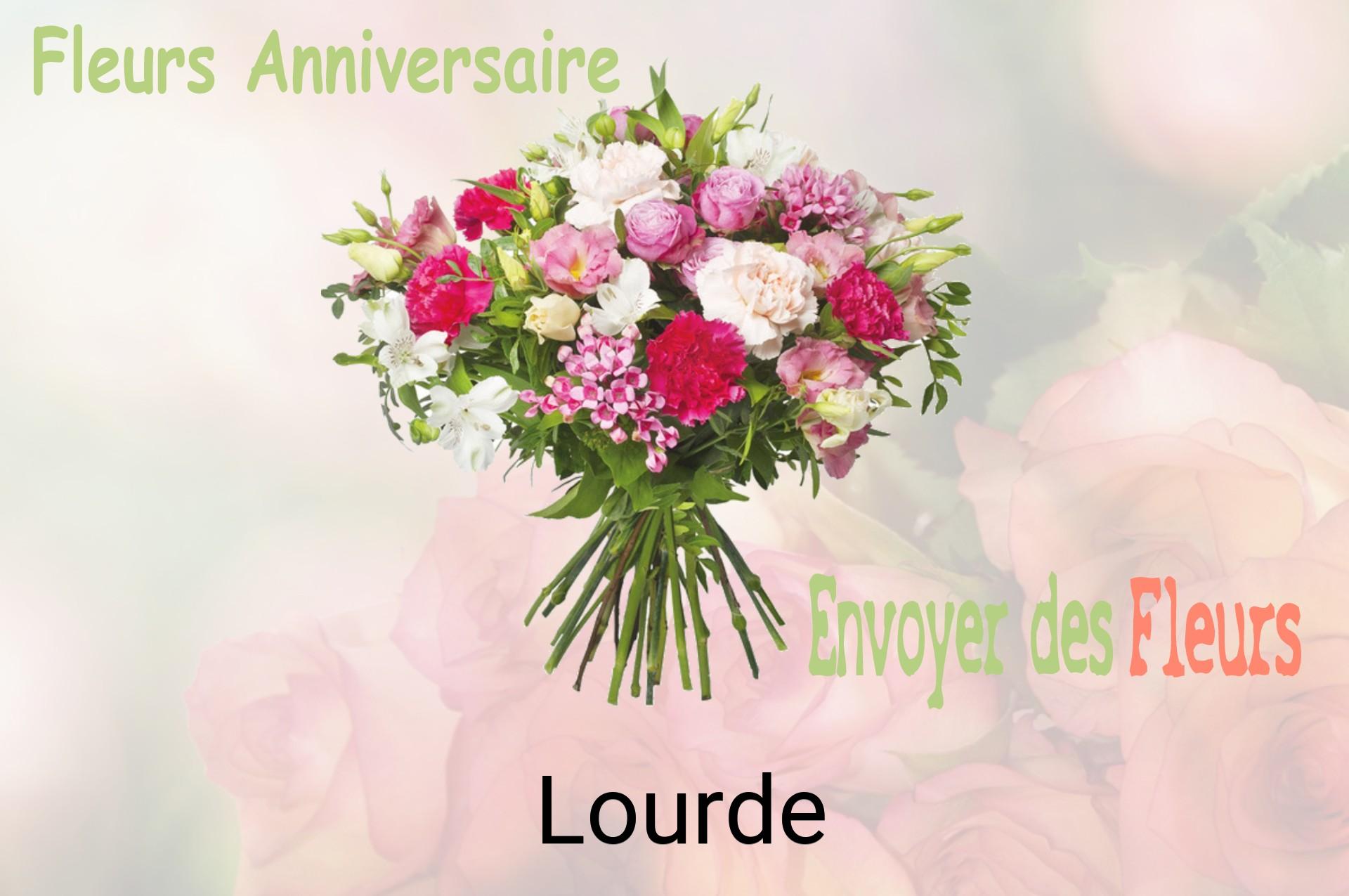 Bouquet de fleurs d’anniversaire livré à Lourde
